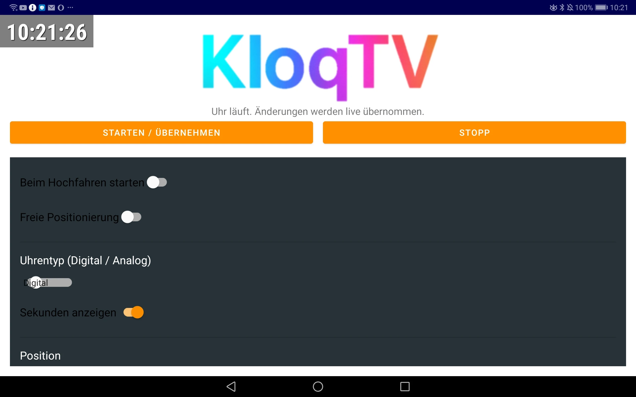 KloqTV screenshot